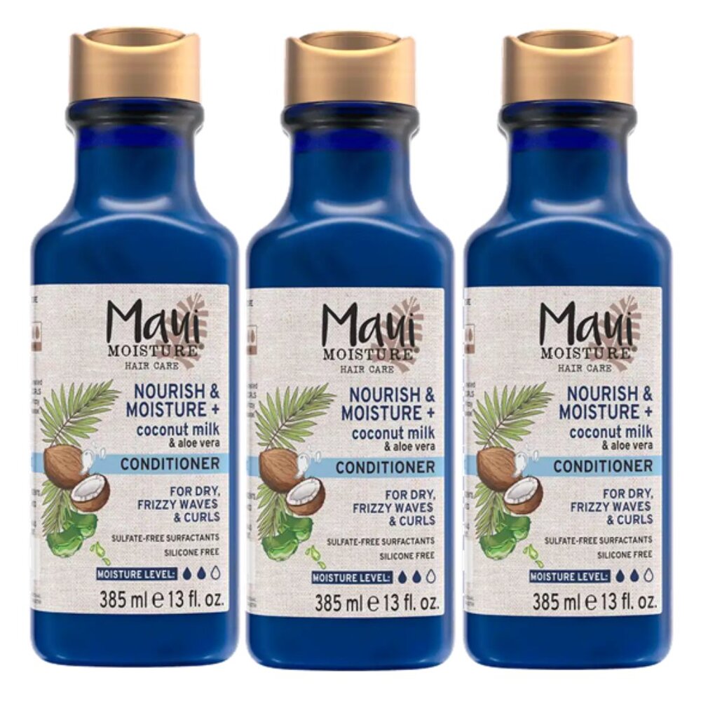 Set of three (3) NEW Maui Moisture Coconut Milk Conditioners